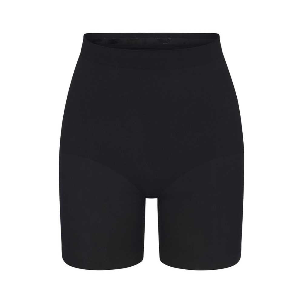SKIMS Seamless Sculpt Mid Thigh Shorts in Onyx sz 2X/3X